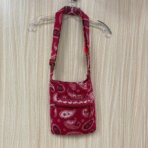 Vera Bradley Red Print Crossbody Purse